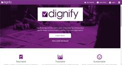 Desktop Screenshot of dignify.com